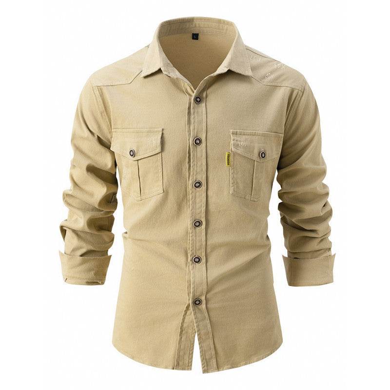 European Size Shirt Men's Washing Stretch - MYLUXURY LANE ENTERPRISE