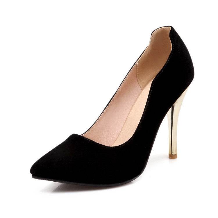 Suede nubuck high heels - MYLUXURY LANE ENTERPRISE