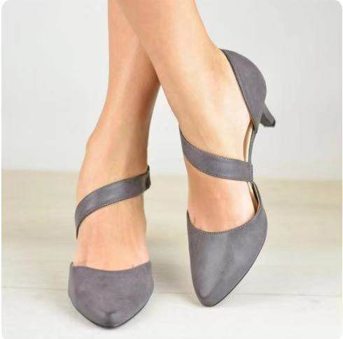 Pointed Stiletto Heel Hollowed Sandals Women - MYLUXURY LANE ENTERPRISE