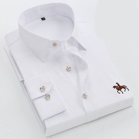 Men Fashion Long Sleeve Shirt Casual - MYLUXURY LANE ENTERPRISE