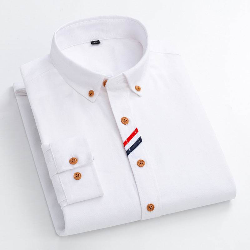 All-matching Casual Cotton Summer Business Oxford Woven Shirts - MYLUXURY LANE ENTERPRISE