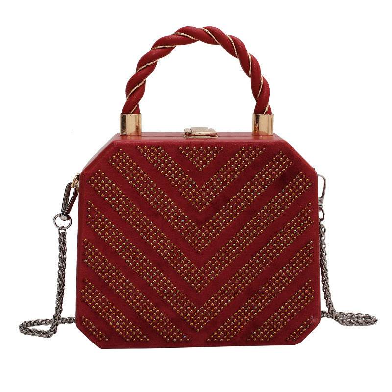 Simple Shoulder Bag Messenger Bag Metal Buckle Female Bag - MYLUXURY LANE ENTERPRISE