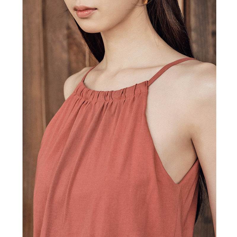 Strappy Sleeveless Tank Top - MYLUXURY LANE ENTERPRISE