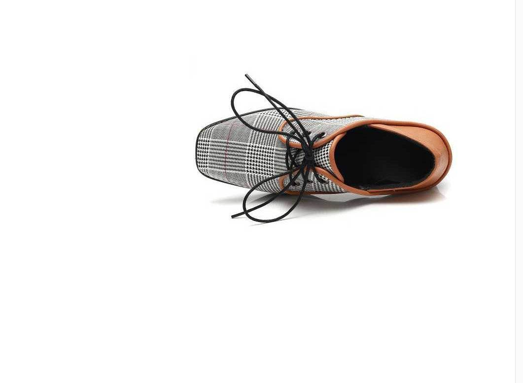 Spring new single shoes women wear lazy shoes with thick with laced cloth British wind wild women shoes - MYLUXURY LANE ENTERPRISE