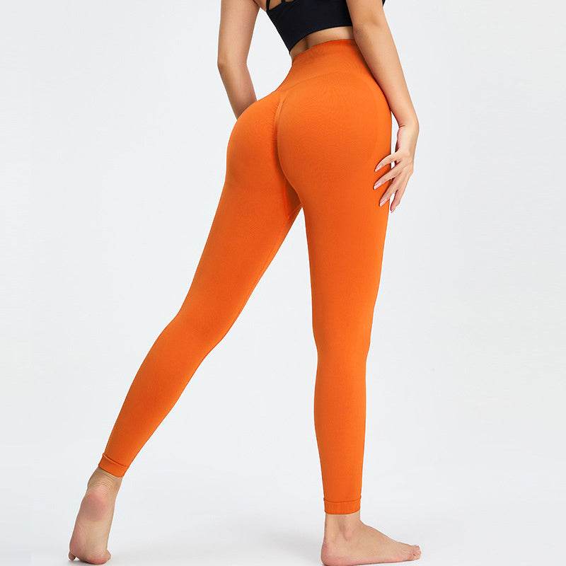 High Waisted And Hip Lifting Fitness Pants For Women With High Elasticity - MYLUXURY LANE ENTERPRISE