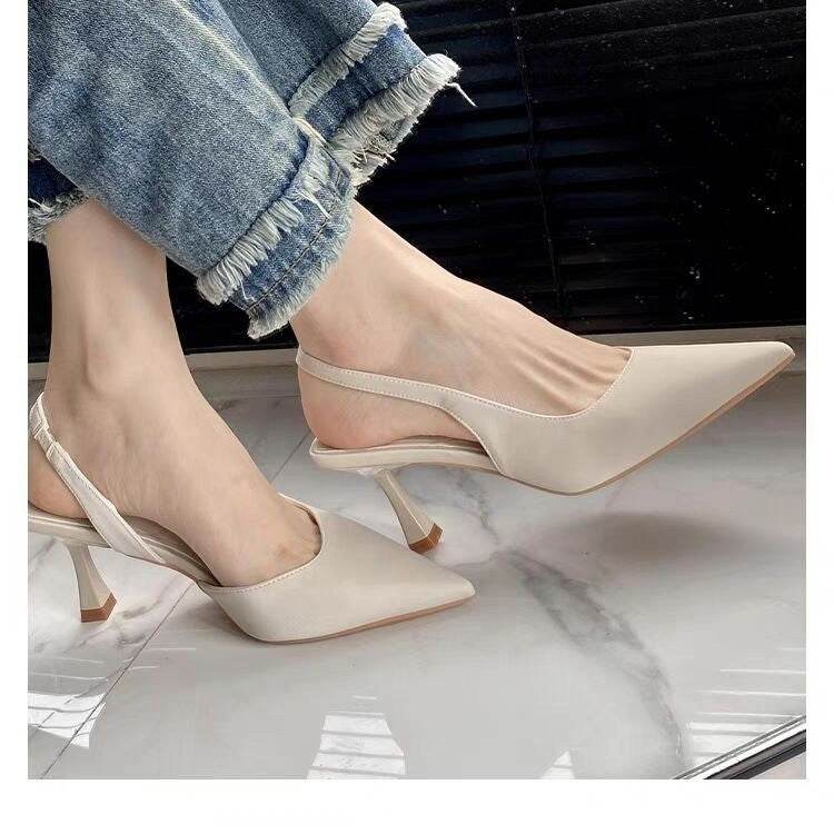 Closed Toe Back Strap Solid Color Women's Shoes Sandals - MYLUXURY LANE ENTERPRISE