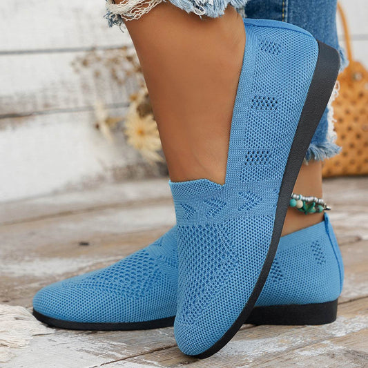 Women's Plus Size Round Toe Flat Bottom Casual Shoes - MYLUXURY LANE ENTERPRISE