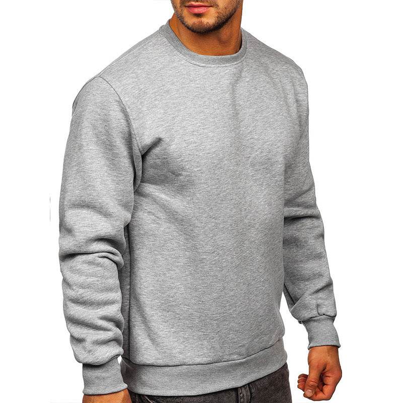 European American Hoodie With Round Neck In Solid Color - MYLUXURY LANE ENTERPRISE