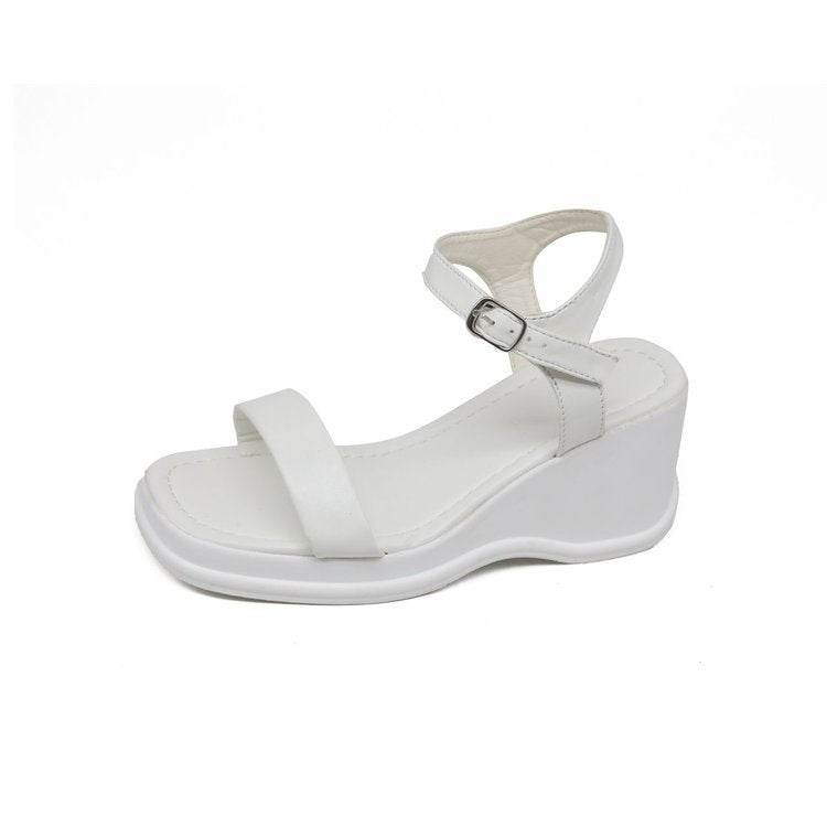 Platform Wedge Sandals Women's Shoes Square Toe Open Toe - MYLUXURY LANE ENTERPRISE