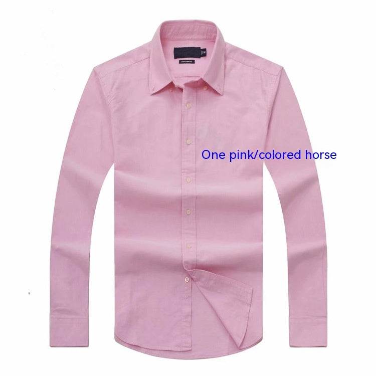 Men's Long-sleeved Shirt Spring And Autumn Business Casual - MYLUXURY LANE ENTERPRISE