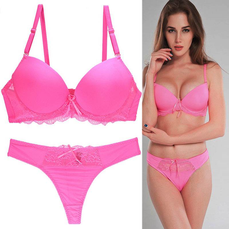 Lace Bra Set Women's Plus Size Underwear Set - MYLUXURY LANE ENTERPRISE
