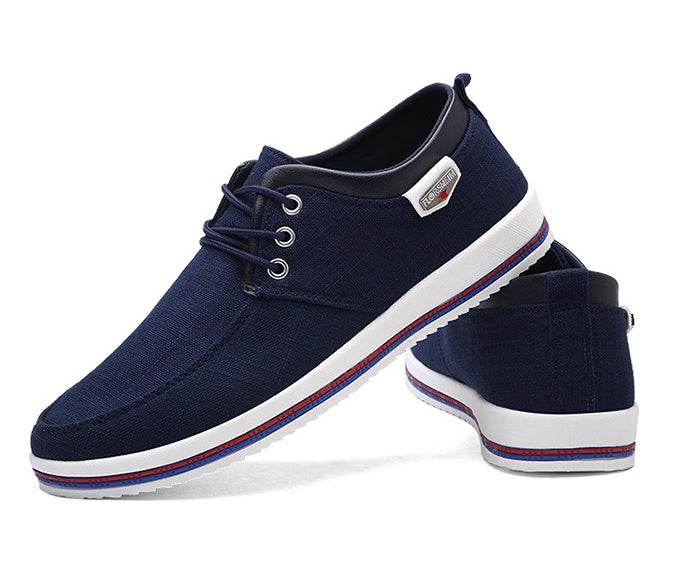 Men's lace-up casual canvas shoes - MYLUXURY LANE ENTERPRISE