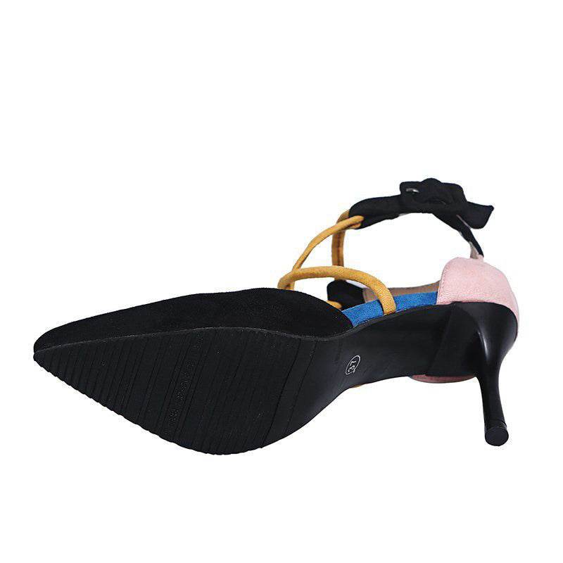 Summer Pointed Toe Cross Strap Women's Sandals - MYLUXURY LANE ENTERPRISE