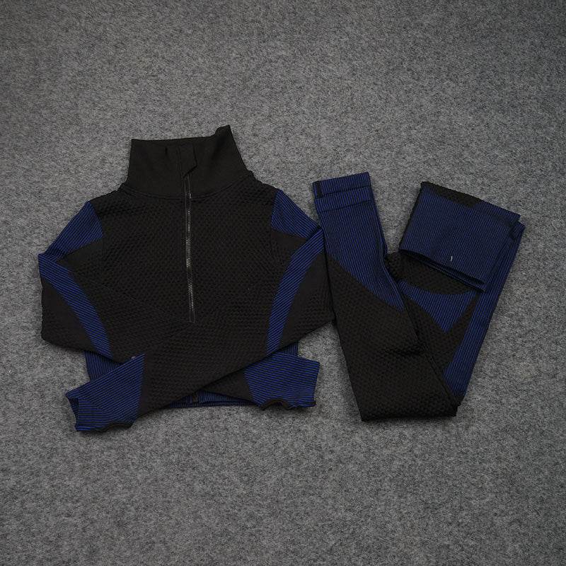 Three-piece Stretch Fitness Pants Sports Yoga Suit - MYLUXURY LANE ENTERPRISE
