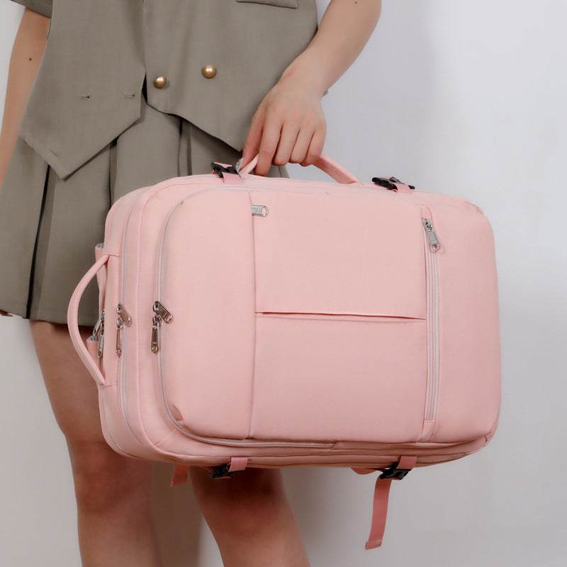 Large Capacity Backpack For Women Men Multiple Pockets And Zippers Versatile Computer Bags Business Travel Backpack - MYLUXURY LANE ENTERPRISE