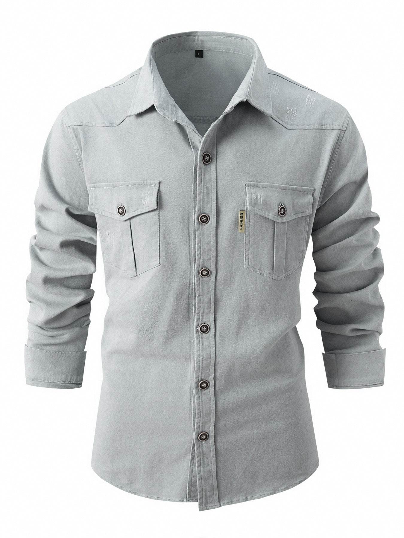 European Size Shirt Men's Washing Stretch - MYLUXURY LANE ENTERPRISE