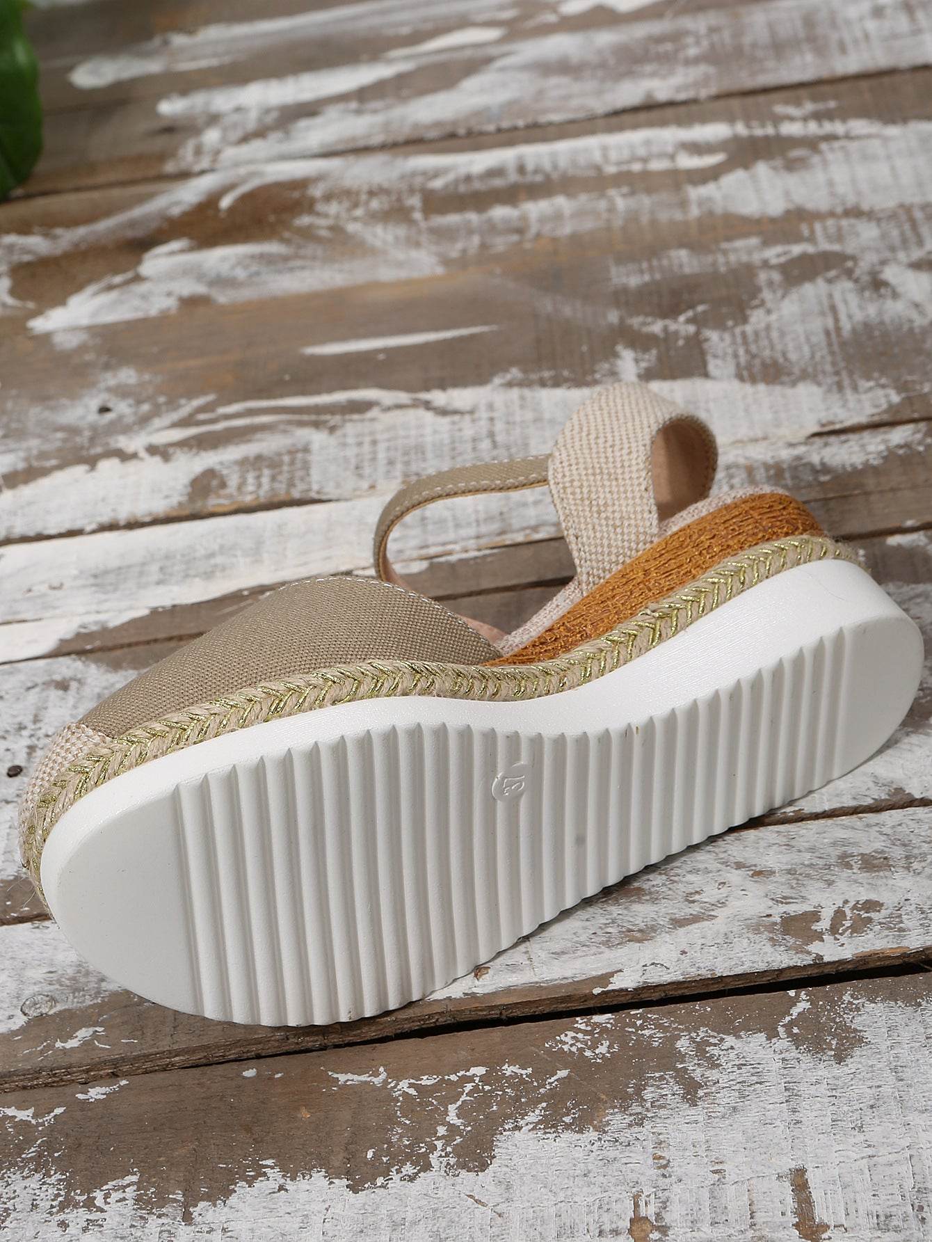 Women's Fashion Casual Wedge Closed Toe Outer Buckle Sandals - MYLUXURY LANE ENTERPRISE