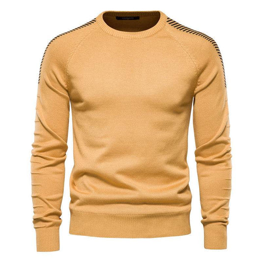 Men Casual Crew Neck Plus Size Sweater - MYLUXURY LANE ENTERPRISE