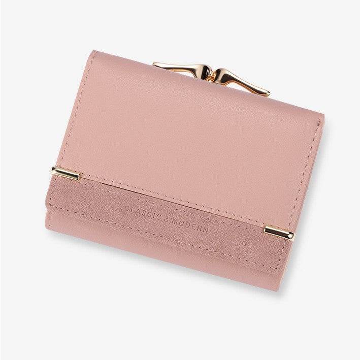 Vintage Women's Short Frosted Korean Version Zero Wallet - MYLUXURY LANE ENTERPRISE