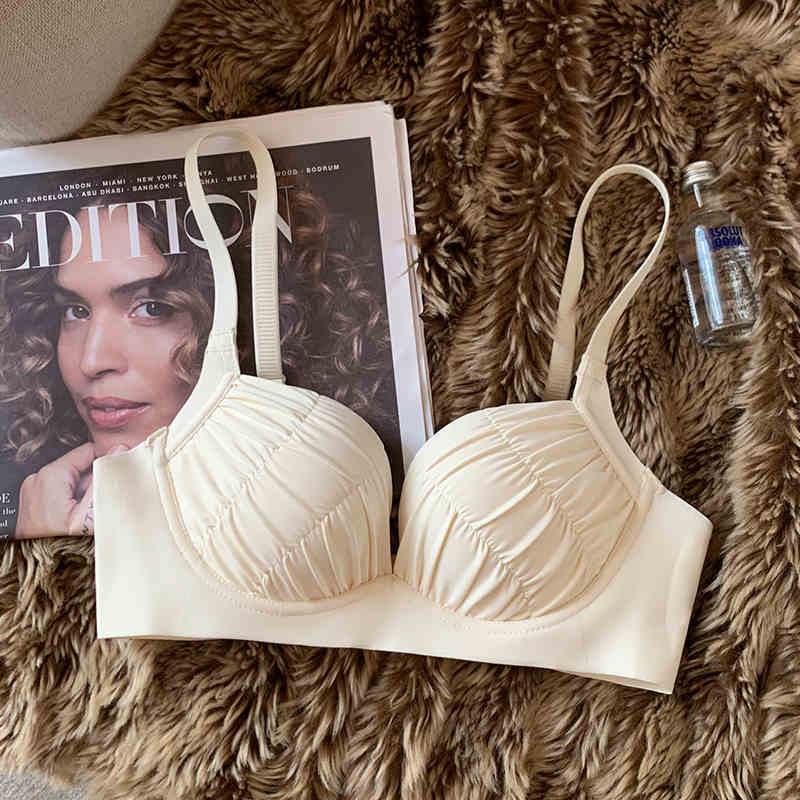 Women's Small Chest Push Up Top Thin Bottom Thick Without Steel Ring Anti-SAG Bra - MYLUXURY LANE ENTERPRISE