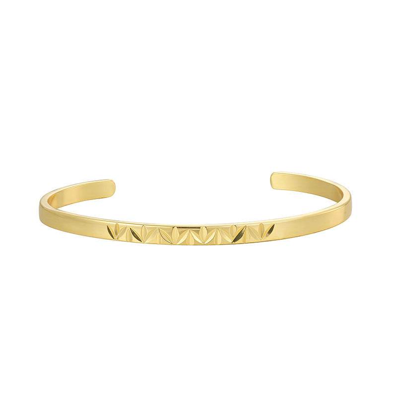 Carven Design Pattern Bracelet Simple Personalized All-match Cold Style - MYLUXURY LANE ENTERPRISE