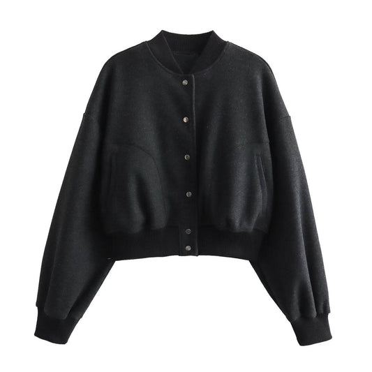 Cross-border Foreign Trade Women's Autumn Short Pilot Fashion Jacket Coat - MYLUXURY LANE ENTERPRISE