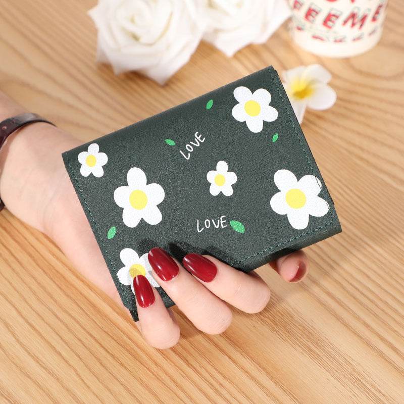 Short Creative Fashion Wallet Print Buckle - MYLUXURY LANE ENTERPRISE