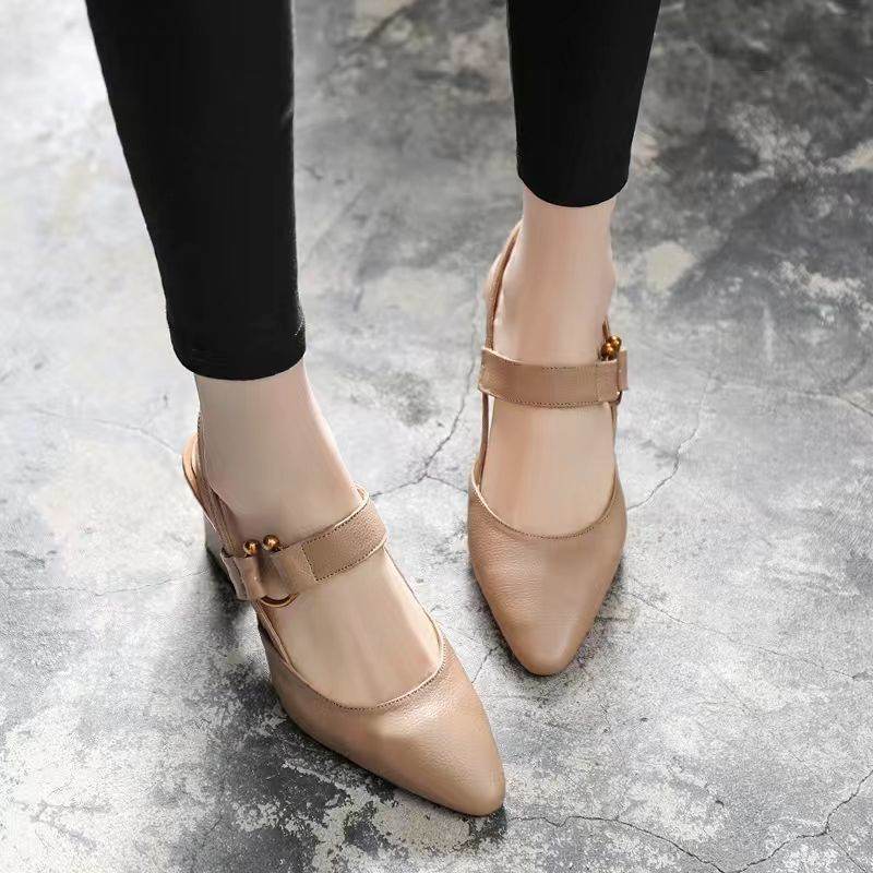 New Spring And Summer Thick High Heel Women's Shoes - MYLUXURY LANE ENTERPRISE