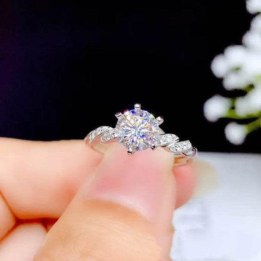 Twist Ring 18K Gold Craftsmanship Thick Gold Plating Can Be Drilled Pen - MYLUXURY LANE ENTERPRISE