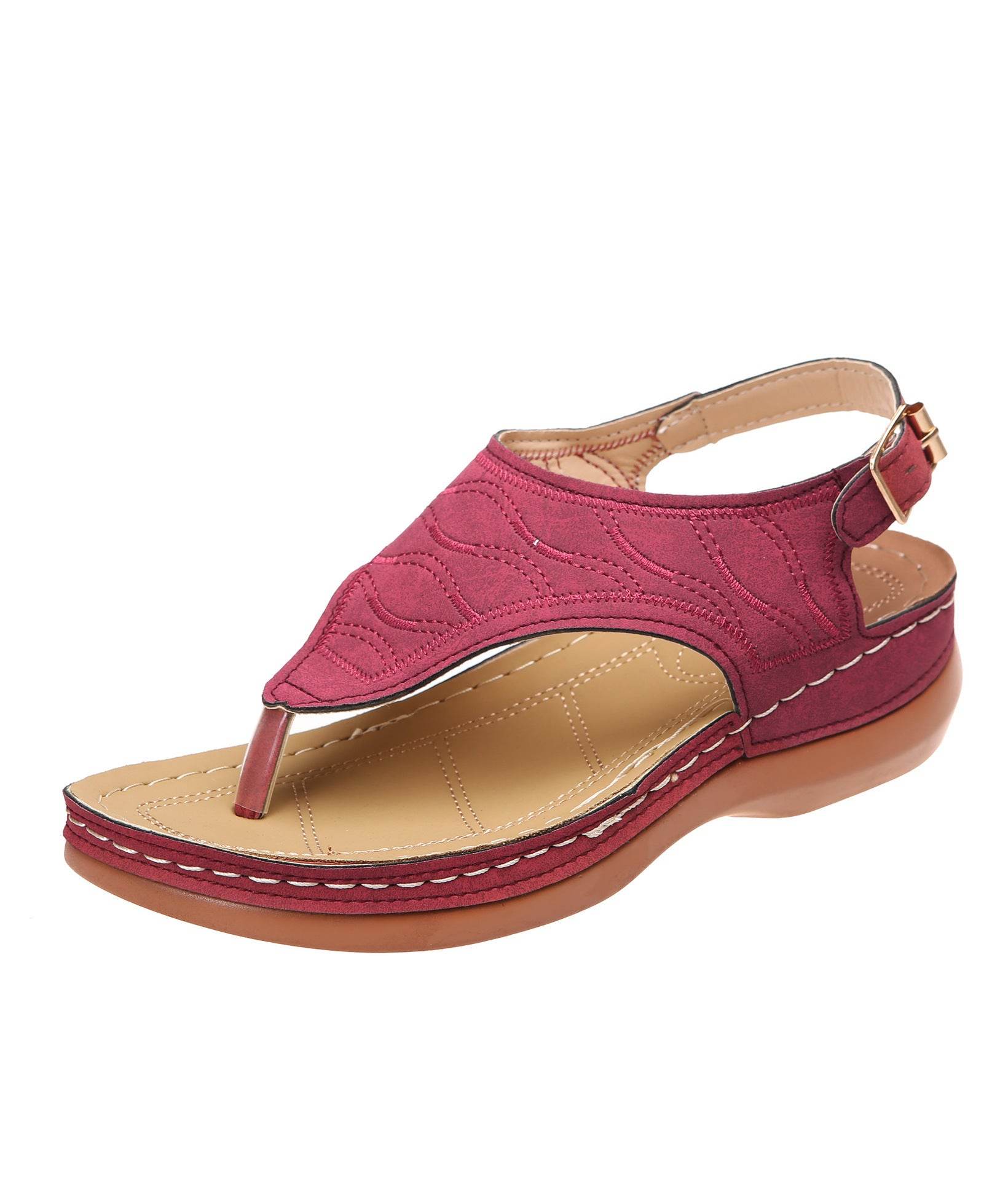 Summer Shoes Roman Retro Style Clip Toe Sandals Women Ankle Buckle Shoes - MYLUXURY LANE ENTERPRISE