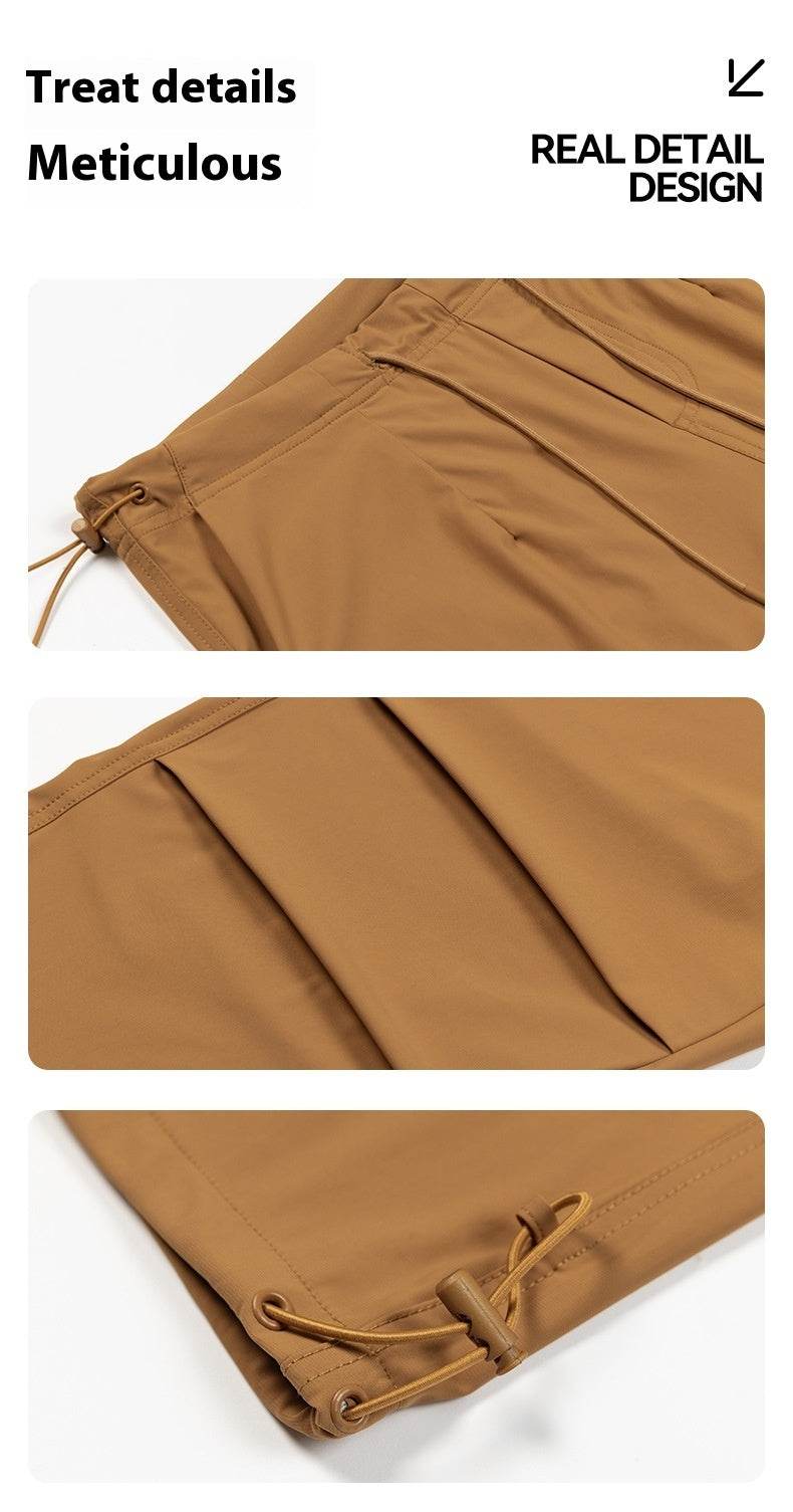 Women's Fashionable Loose Drooping Straight-leg Pants Breathable Trousers - MYLUXURY LANE ENTERPRISE