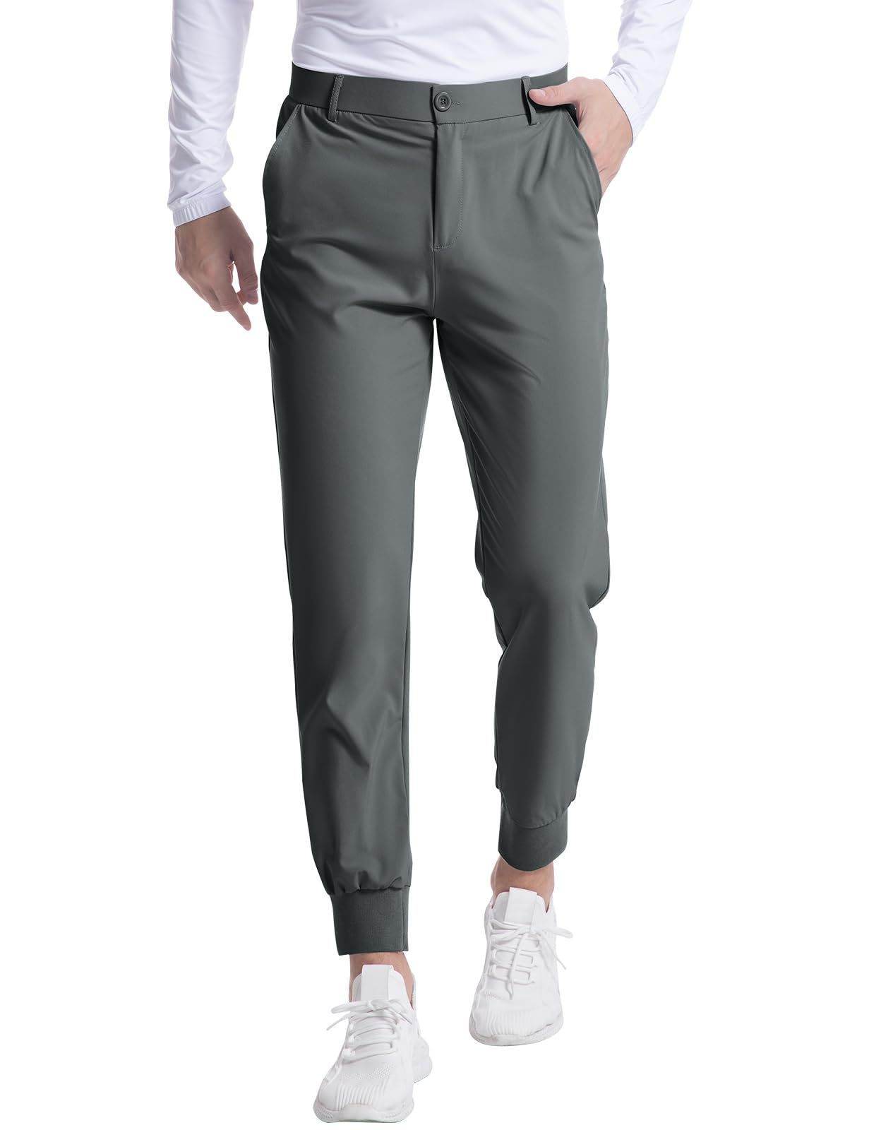 New Men's Stretch Golf Jogging Pocket Slim Trousers - MYLUXURY LANE ENTERPRISE