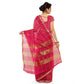 Generic Women's Kota Doria Cotton Saree With Blouse (Rani,6-3 Mtrs) - MYLUXURY LANE ENTERPRISE