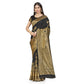 Generic Women's Banarasi Silk Saree (Black,5-6 Mtrs) - MYLUXURY LANE ENTERPRISE