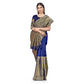 Generic Women's Banarasi Silk Saree (Navy Blue,5-6 Mtrs) - MYLUXURY LANE ENTERPRISE