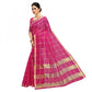 Generic Women's Kota Doria Cotton Checked Saree With Blouse (Rani, 5-6 Mtrs) - MYLUXURY LANE ENTERPRISE