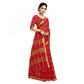 Generic Women's Kota Doria Cotton Checked Saree With Blouse (Red, 5-6 Mtrs) - MYLUXURY LANE ENTERPRISE
