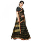 Generic Women's Kota Doria Cotton Checked Saree With Blouse (Black, 5-6 Mtrs) - MYLUXURY LANE ENTERPRISE