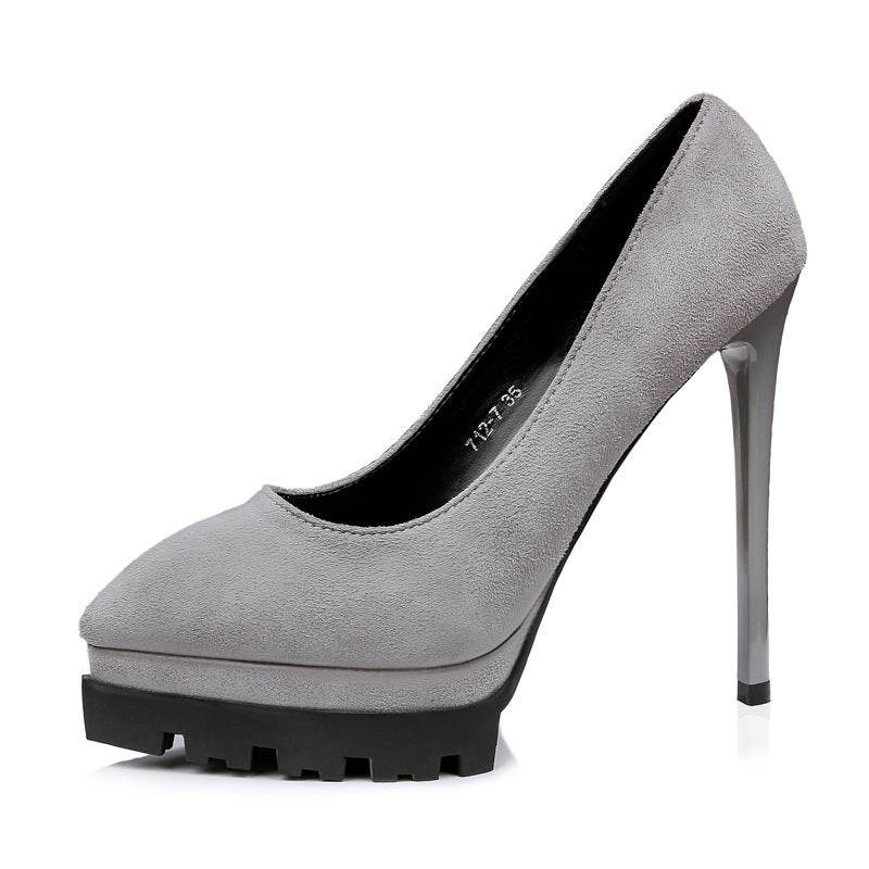 Korean Style High Heels Stiletto Professional Sexy Female Pumps - MYLUXURY LANE ENTERPRISE