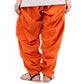 Generic Women's Cotton Solid Patiyala (Color:Orange) - MYLUXURY LANE ENTERPRISE