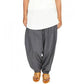 Generic Women's Cotton Solid Patiyala (Color:Smoke Grey) - MYLUXURY LANE ENTERPRISE