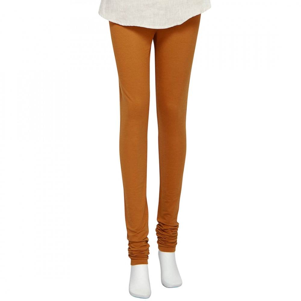 Generic Women's Cotton Leggings (Color:Light Brown) - MYLUXURY LANE ENTERPRISE