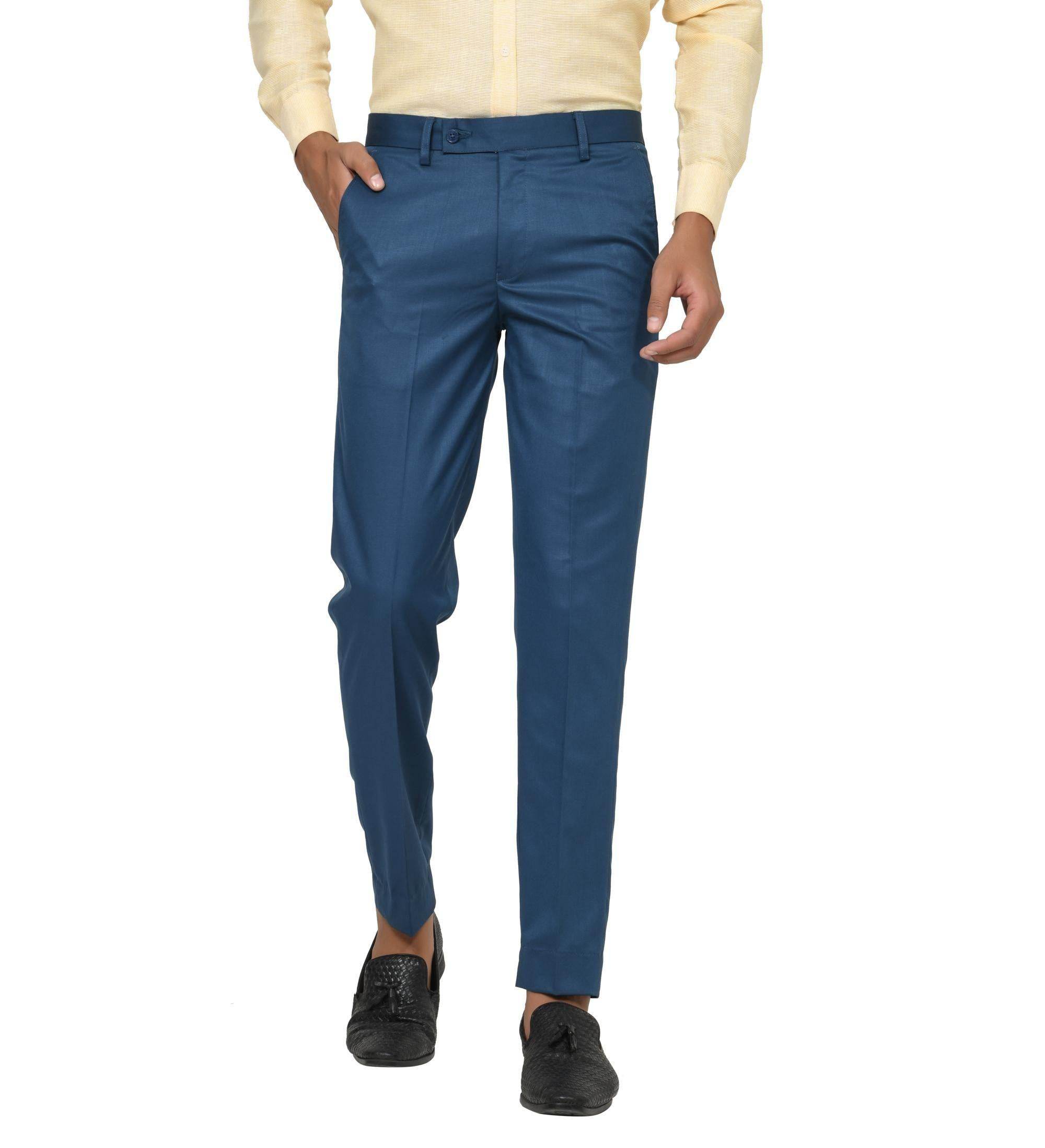 Mens Poly Viscose Formal Trousers - MYLUXURY LANE ENTERPRISE