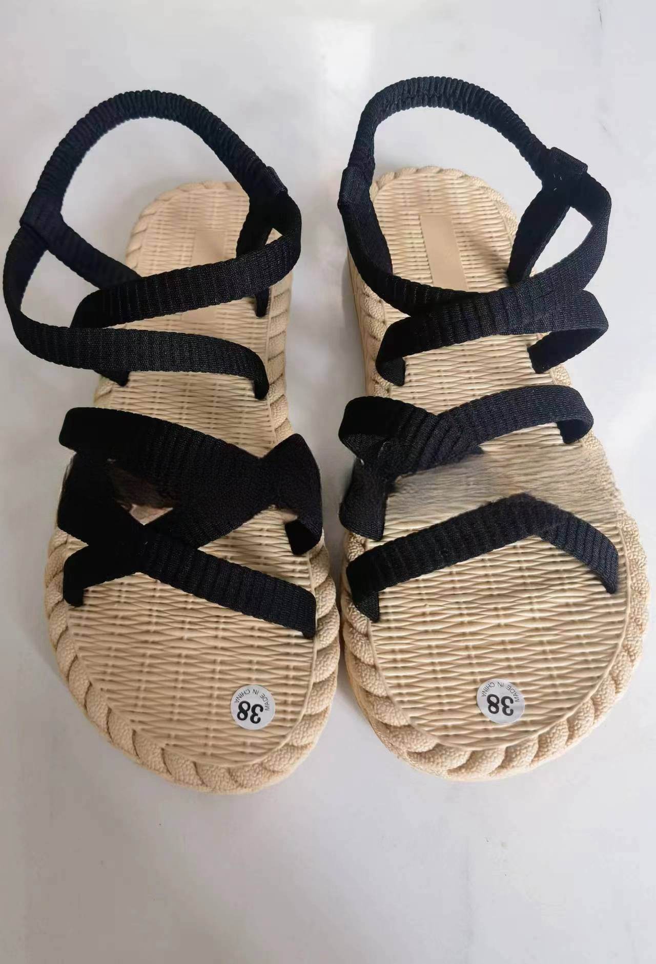 New Sandals Women's Imitation Straw Travel Beach - MYLUXURY LANE ENTERPRISE