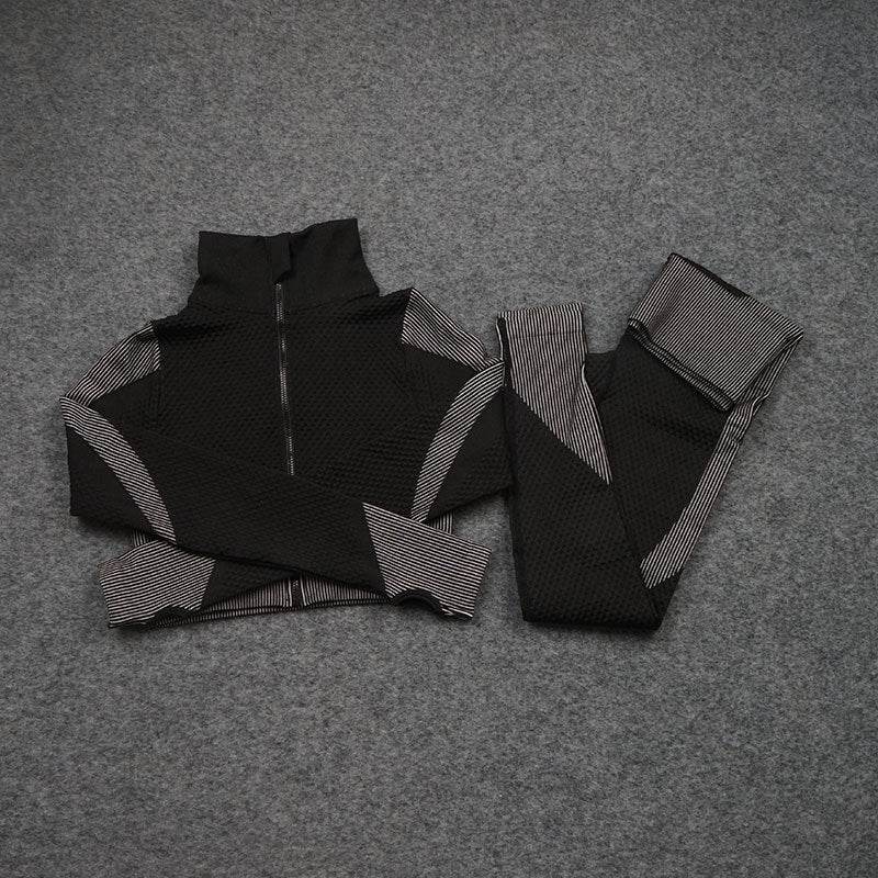 Three-piece Stretch Fitness Pants Sports Yoga Suit - MYLUXURY LANE ENTERPRISE