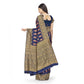 Generic Women's Banarasi Silk Saree With Blouse (Navy Blue, 5-6Mtrs) - MYLUXURY LANE ENTERPRISE