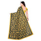 Generic Women's Lycra Blend Saree with Blouse (Mustard, 5-6 Mtrs) - MYLUXURY LANE ENTERPRISE
