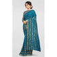 Generic Women's Vichitra Saree with Blouse (Rama, 5-6 Mtrs) - MYLUXURY LANE ENTERPRISE