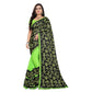 Generic Women's Lycra Blend Saree with Blouse (Pista, 5-6 Mtrs) - MYLUXURY LANE ENTERPRISE