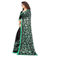 Generic Women's Lycra Blend Saree with Blouse (Green, 5-6 Mtrs) - MYLUXURY LANE ENTERPRISE